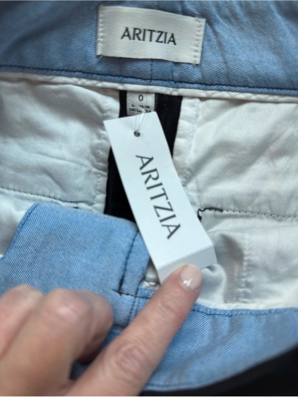 Aritzia Women's Black Wide-Leg Dress Pants - Picture 4 of 4
